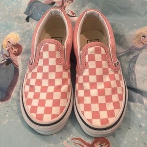Girls vans slide on sneakers